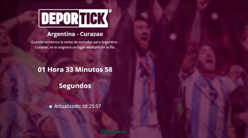 Salen A La Venta Las Entradas Para Ver A La Selecci N Argentina Vs Curazao Editorial Fl