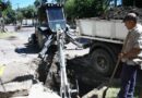 Obras Públicas de la capital trabajó en la desobstrucción  de un desagüe de los barrios Huaico Hondo y Jorge Newbery