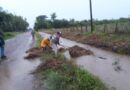 Fernández: obreros municipales trabajaron para desbloquear los anegamientos