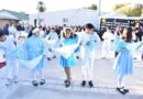 Alumnos de la escuela 814 de Fernández deslumbraron con sus números artísticos en el acto del 25 de mayo