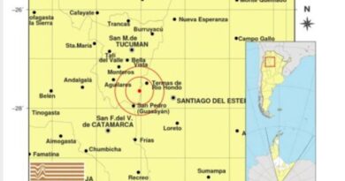 Fuerte temblor en Santiago del Estero sacudió a Las Termas de Río Hondo