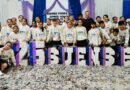 Garza: presentación de buzos de alumnos de la primaria